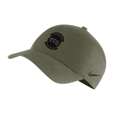 

Бейсболка Nike TCU Heritage86 College Adjustable Cap, цвет Medium Olive