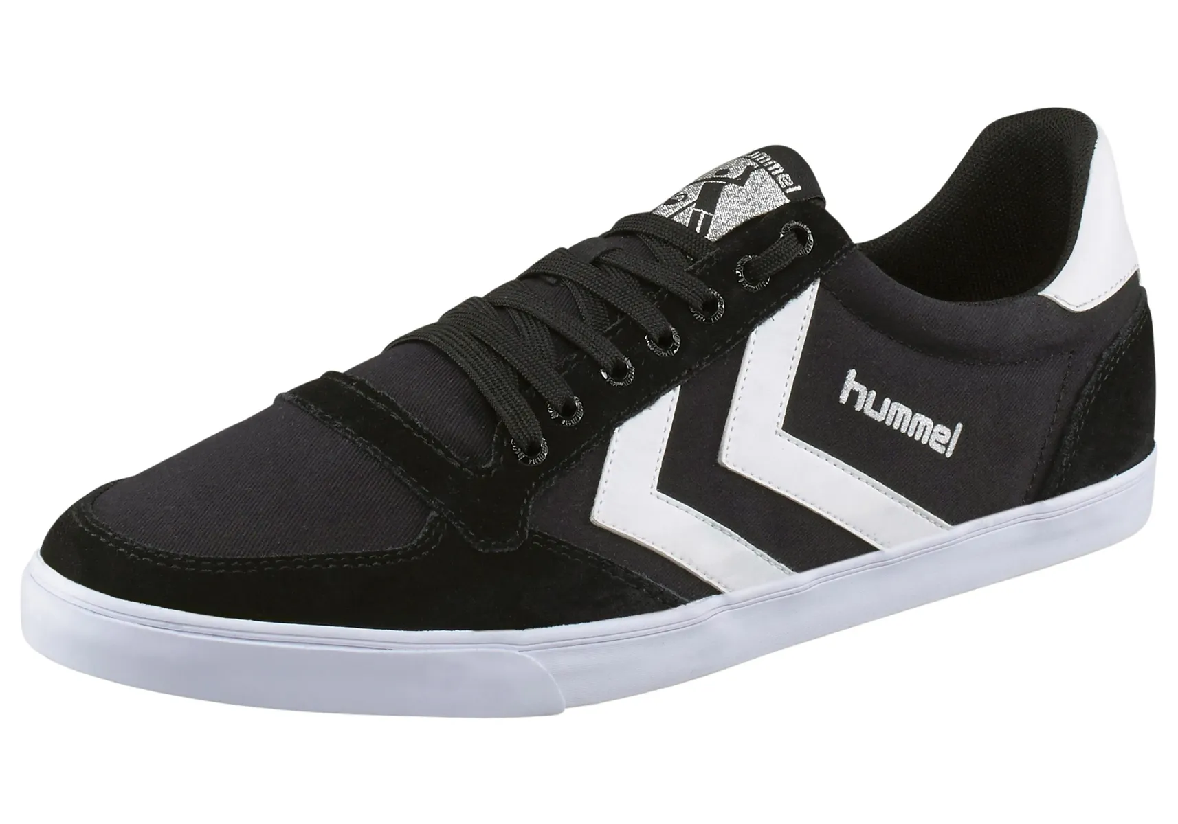 

Кроссовки hummel "Slimmer Stadil Canvas Low", черно-белый