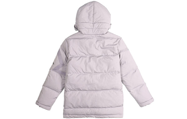 Пуховик Air Jordan Wings Outdoor mid-length hooded down Jacket Gray, серый — фото 2
