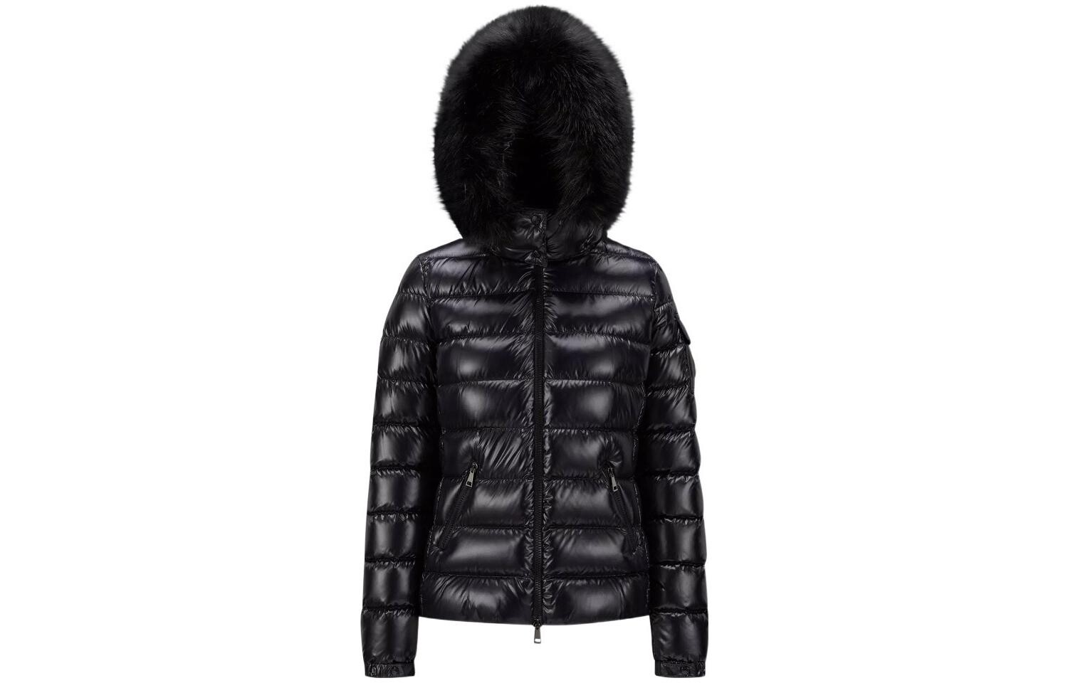 

Пуховик женский черный Moncler