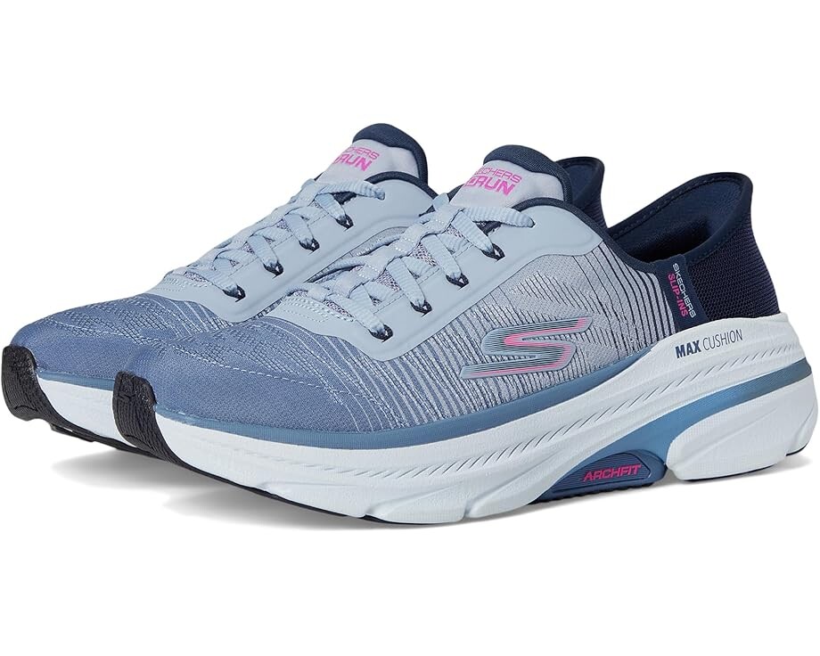 

Кроссовки SKECHERS Max Cushioning Arch Fit 2.0 Adelphi Hands Free Slip-Ins, цвет Navy/Pink