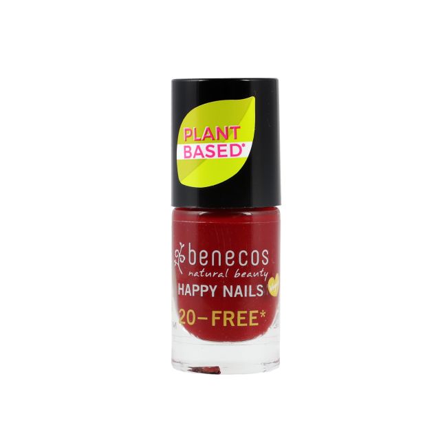 

Лак для ногтей на растительной основе Benecos, цвет cherry red, 5 мл
