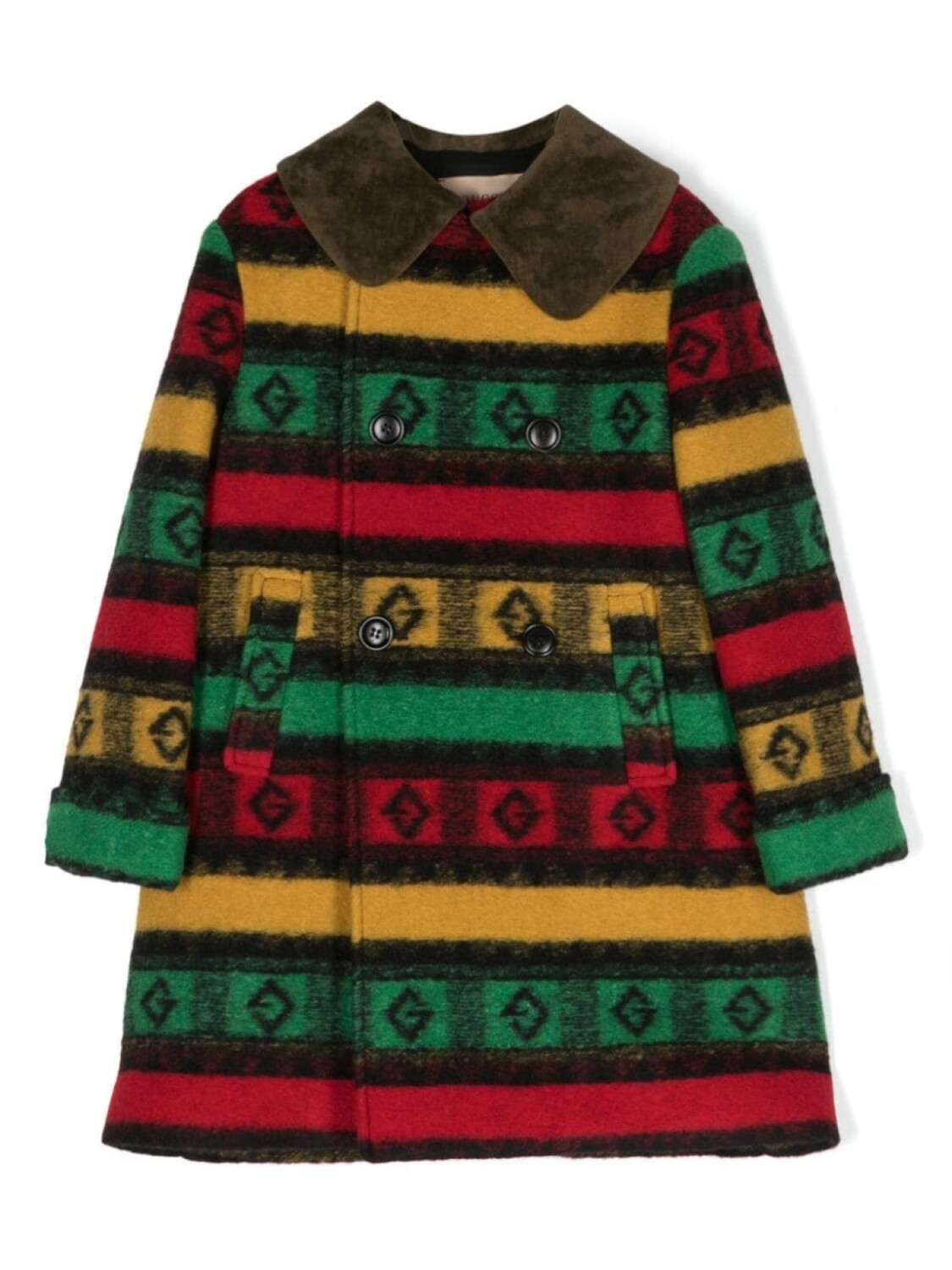 

Gucci Kids пальто Baby G с узором, зеленый