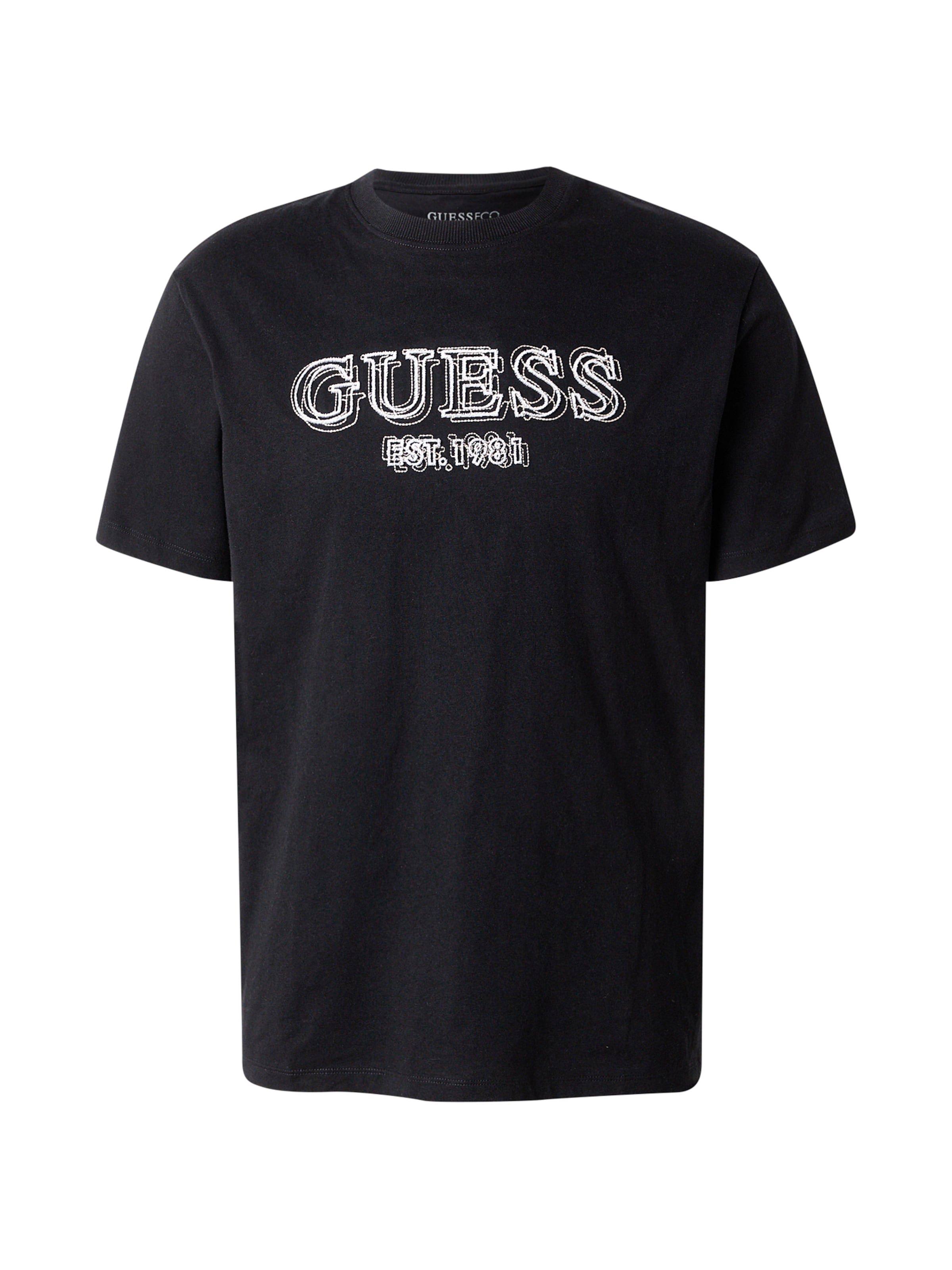 

GUESS Футболка в черном цвете