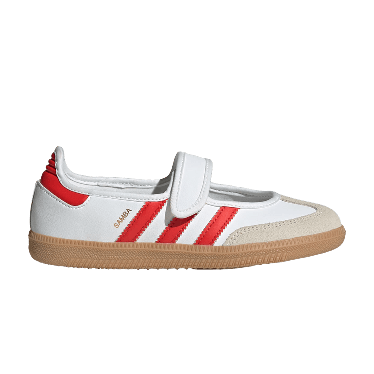 

Кроссовки adidas Samba Jane J 'White Red Gum', белый
