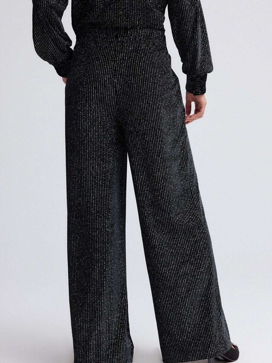 Тканевые брюки Next Wide leg Pants, черный — фото 2