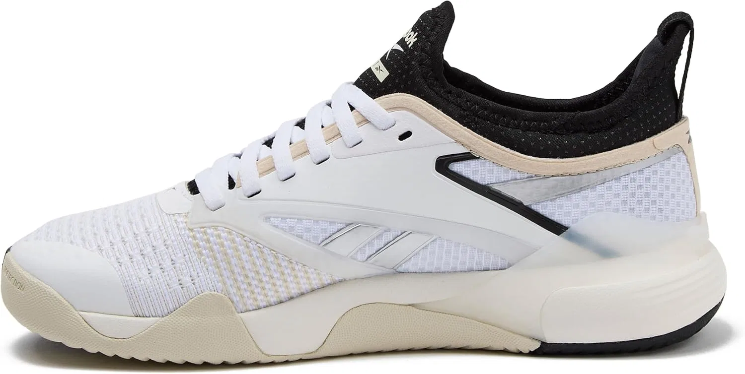 Кроссовки для корта Reebok Nano Court, Footwear White/Black/Silver Metallic — фото 3