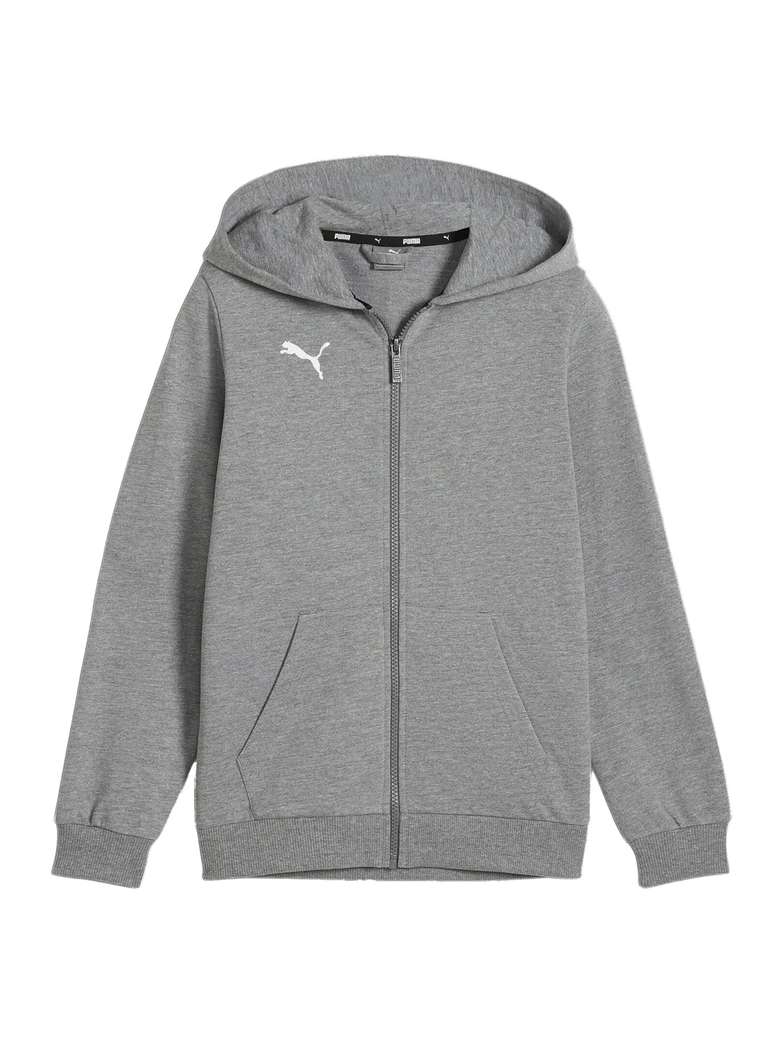 Толстовка на молнии Puma Athletic Team Goal серого цвета