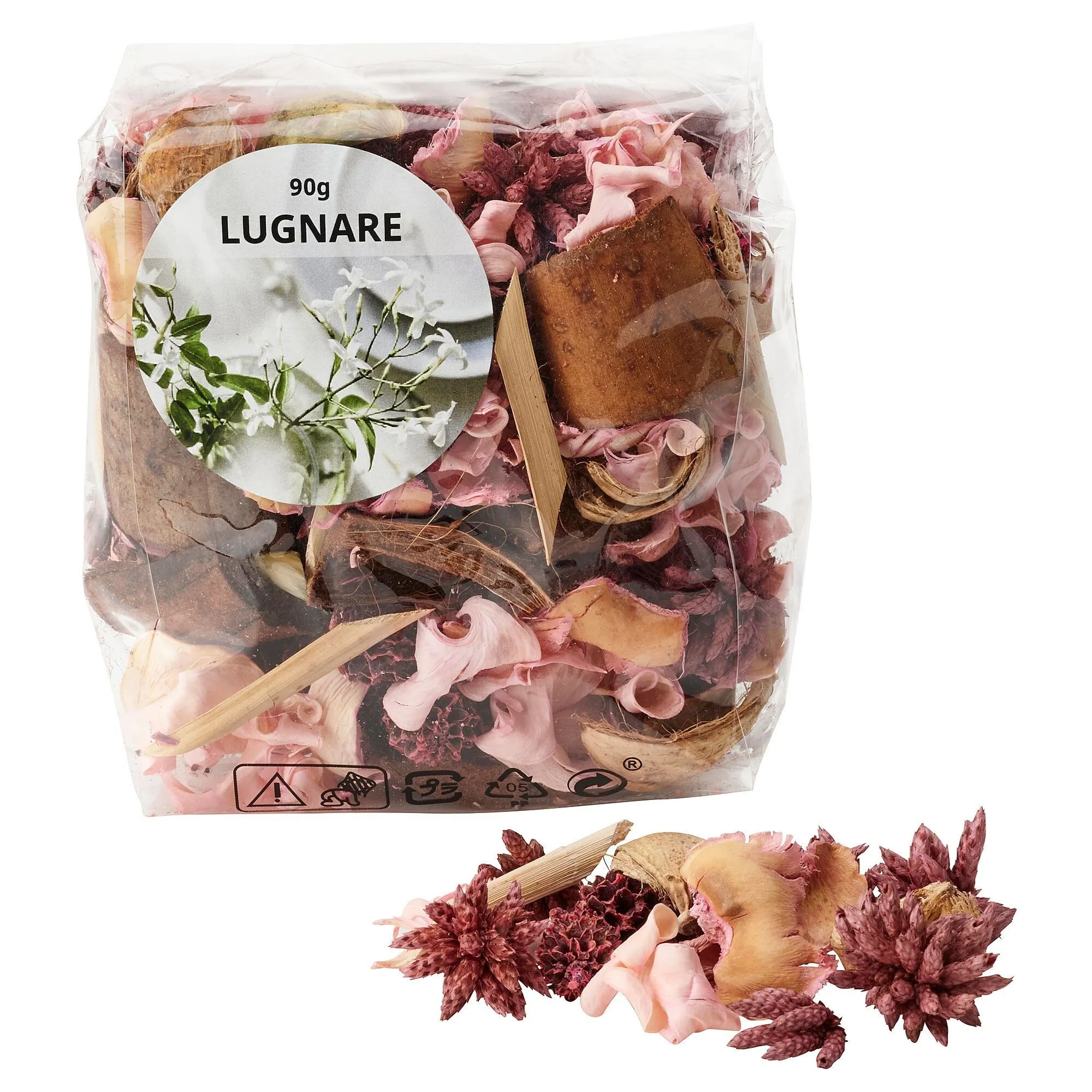 

Попурри, розовое, 90 г, жасмин LUGNARE IKEA