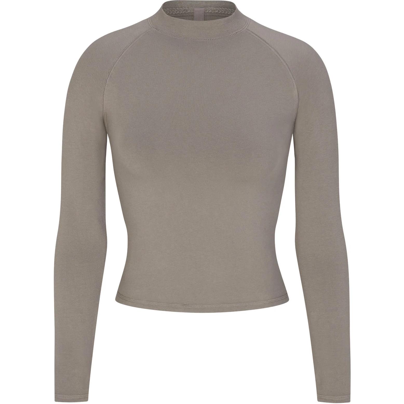 

Футболка с рукавом реглан женская SMOKE/Smoke Gray Skims, серый