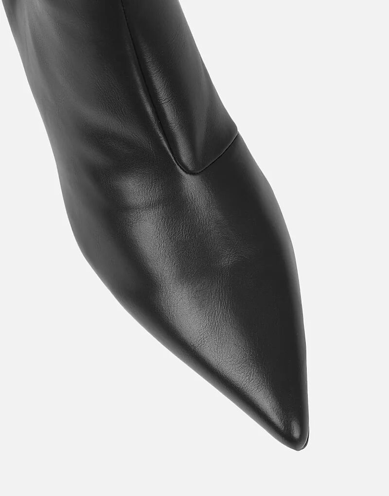 Ботильоны на низком каблуке SIMMI Shoes Lambert черного цвета — фото 3