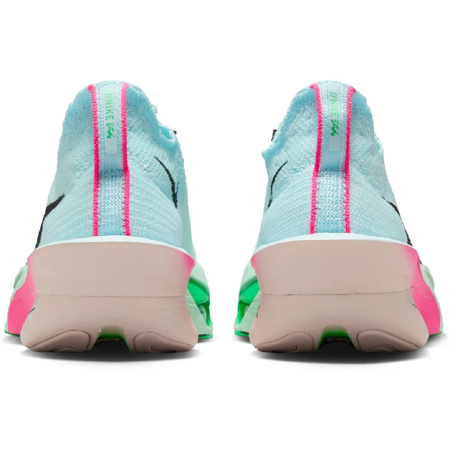 Женские беговые кроссовки Alphafly 3 Nike, Glacier Blue/Black/Mint/Green — фото 4