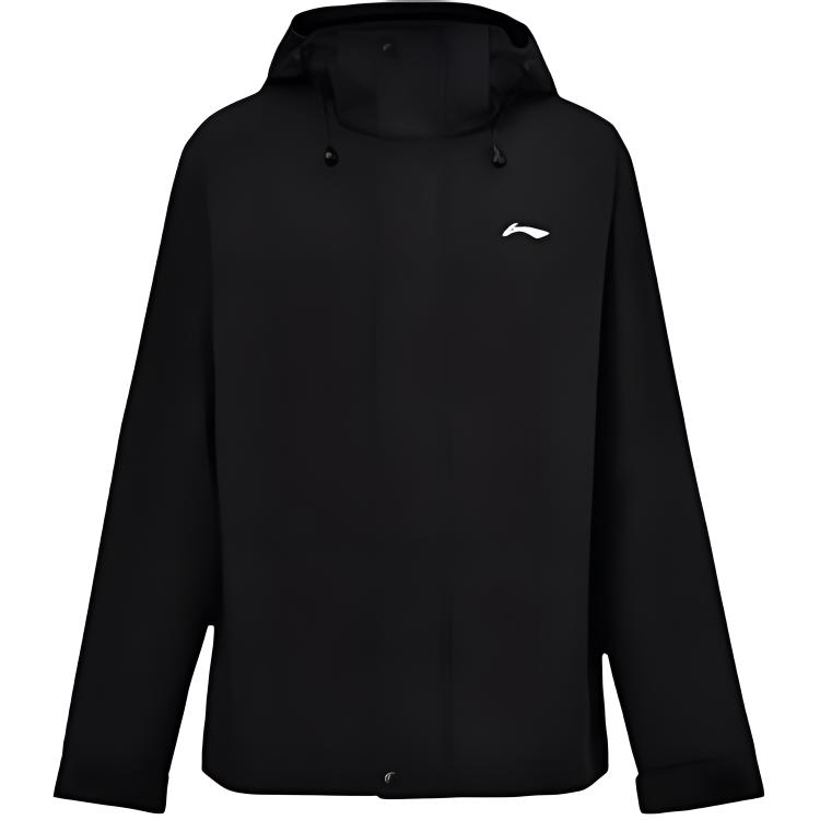 

LINING Ветровка женская черная ветронепроницаемая термостойкая, Black