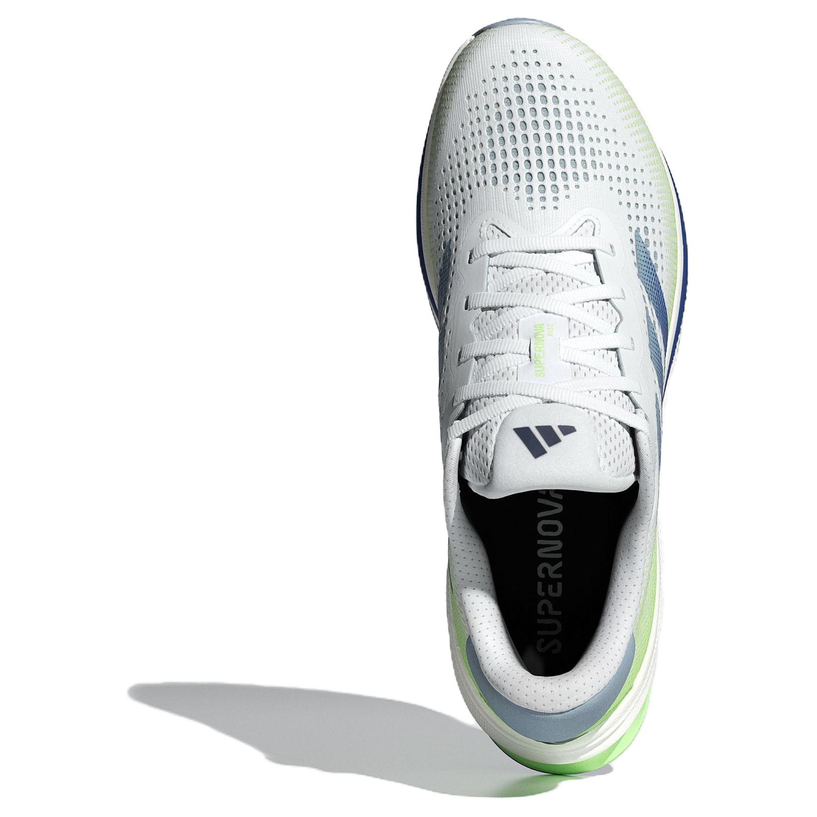 Adidas Supernova Rise White Wonder Blue Green Spark, серый зеленый синий — фото 4