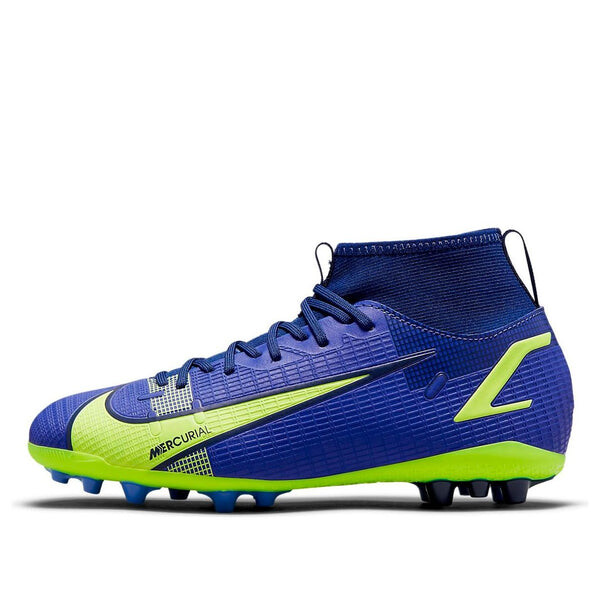 

Кроссовки jr mercurial superfly 8 academy ag искусственная трава Nike, синий
