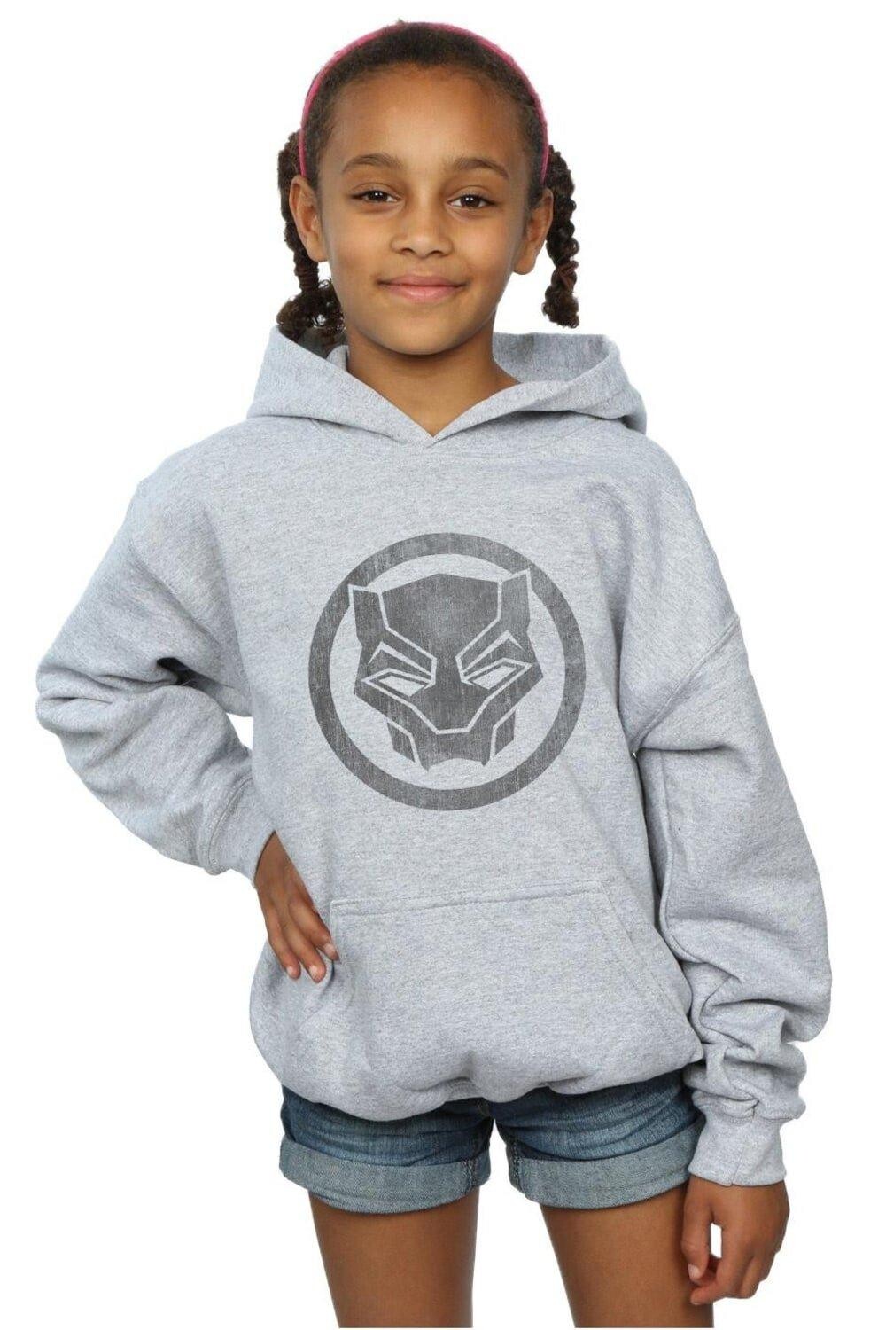 

Толстовка с принтом Black Panther Icon Marvel, серый