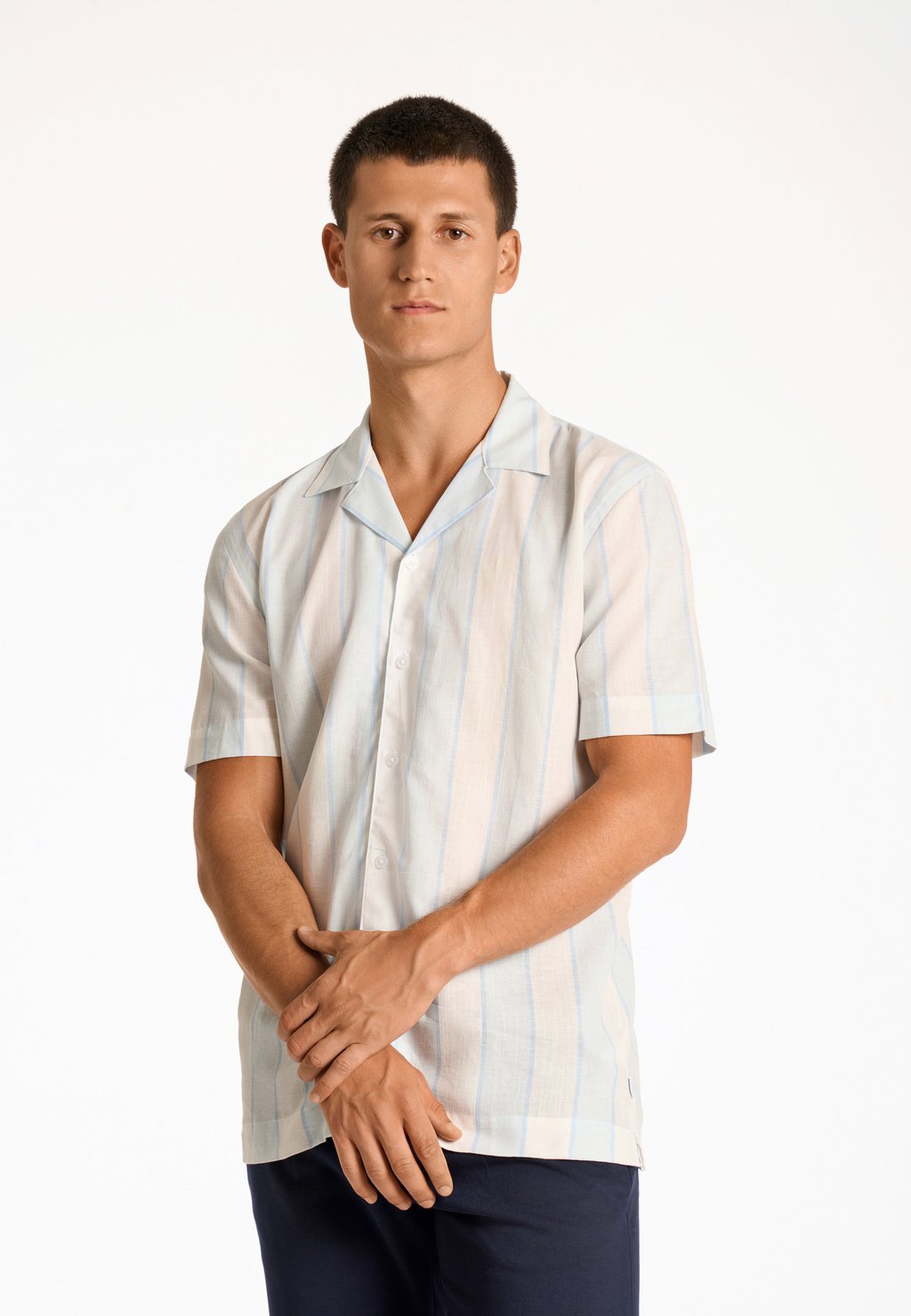 

Рубашка STRIPED SHIRT Lindbergh, светло-голубой