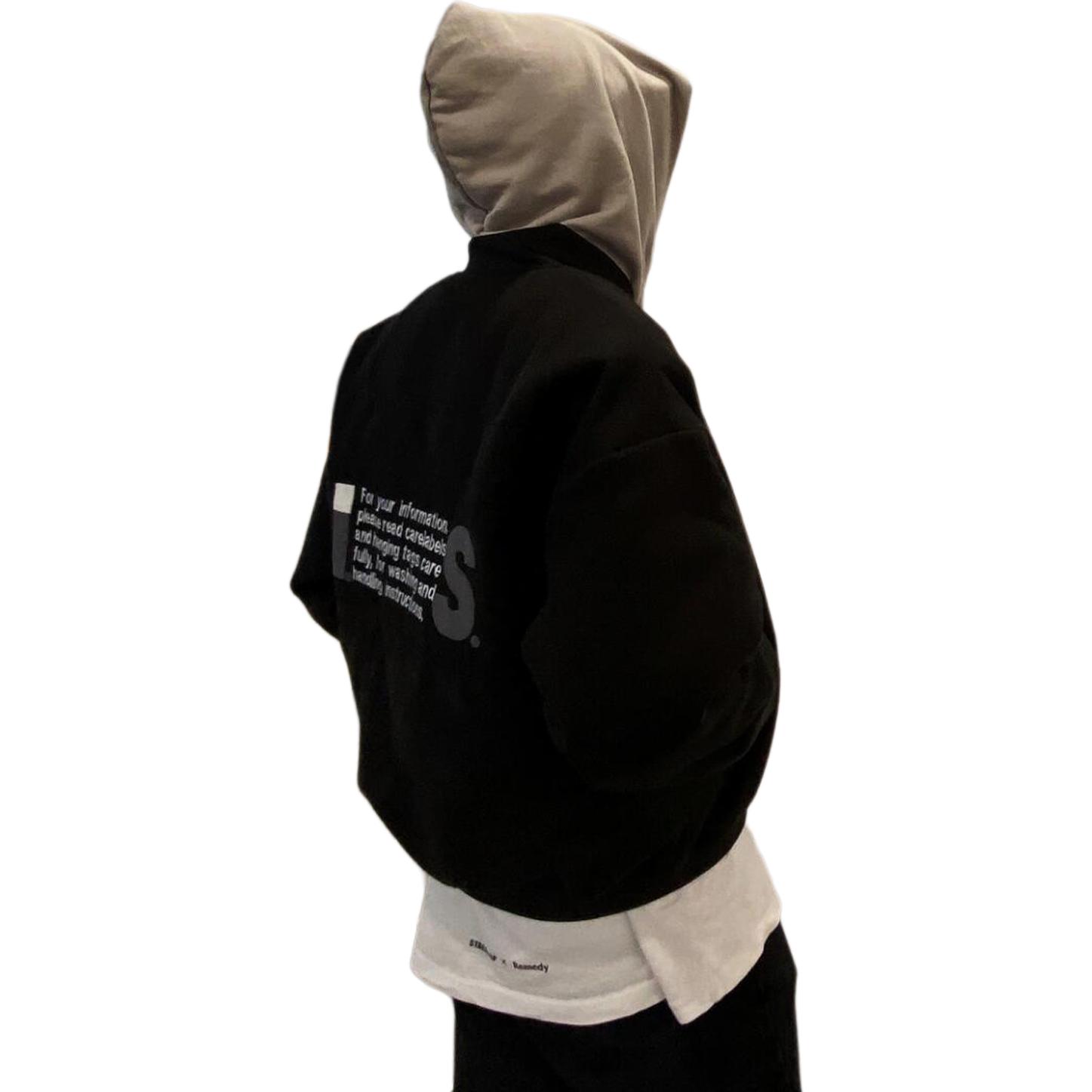 

Куртка Unisex Baseball Collar Moderate NEVER RULE, черный