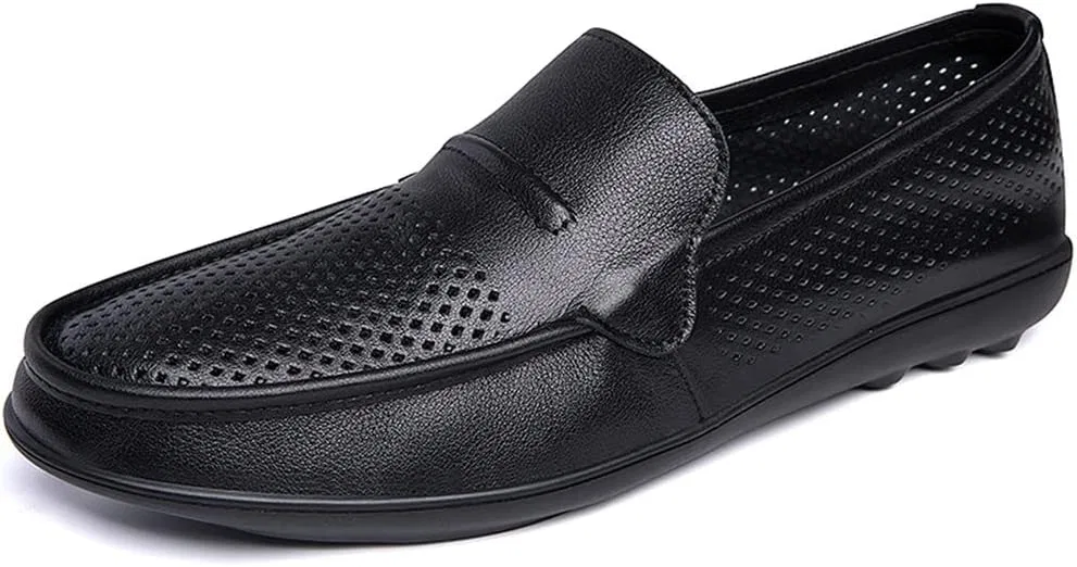 Лоферы кожаные Smoking Loafer, Black Hollow ZUZALA