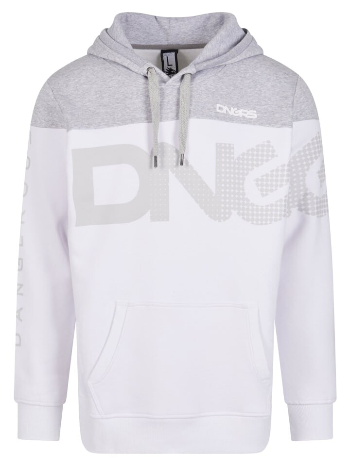 

Толстовка с капюшоном DNGRS Dangerous, цвет white/grey
