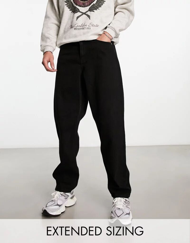 

ASOS – черные джинсы свободного кроя
