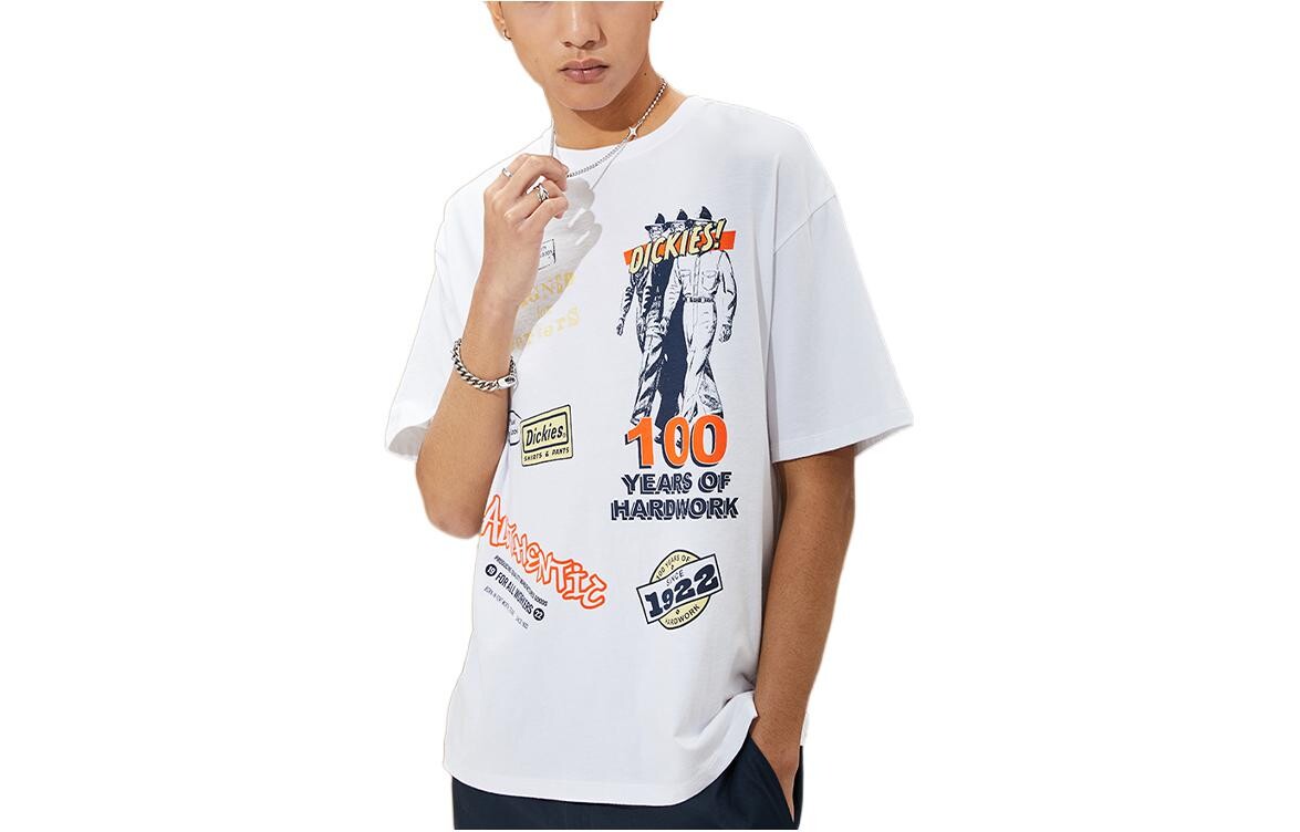 

Футболка унисекс белая Dickies, белый