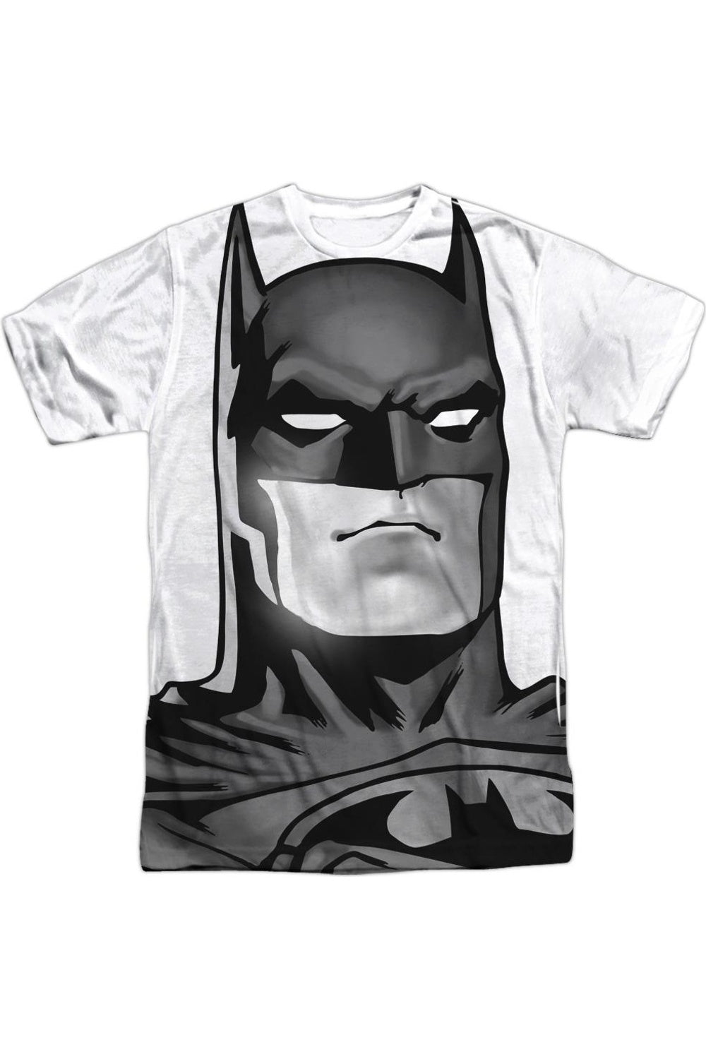 

Футболка Batman Bw Bat Head с коротким рукавом для взрослых из полиэстера Gildan, белый