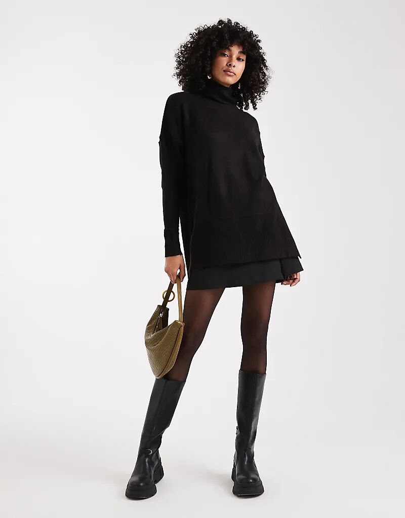 

Водолазка свободного кроя Brave Soul черного цвета