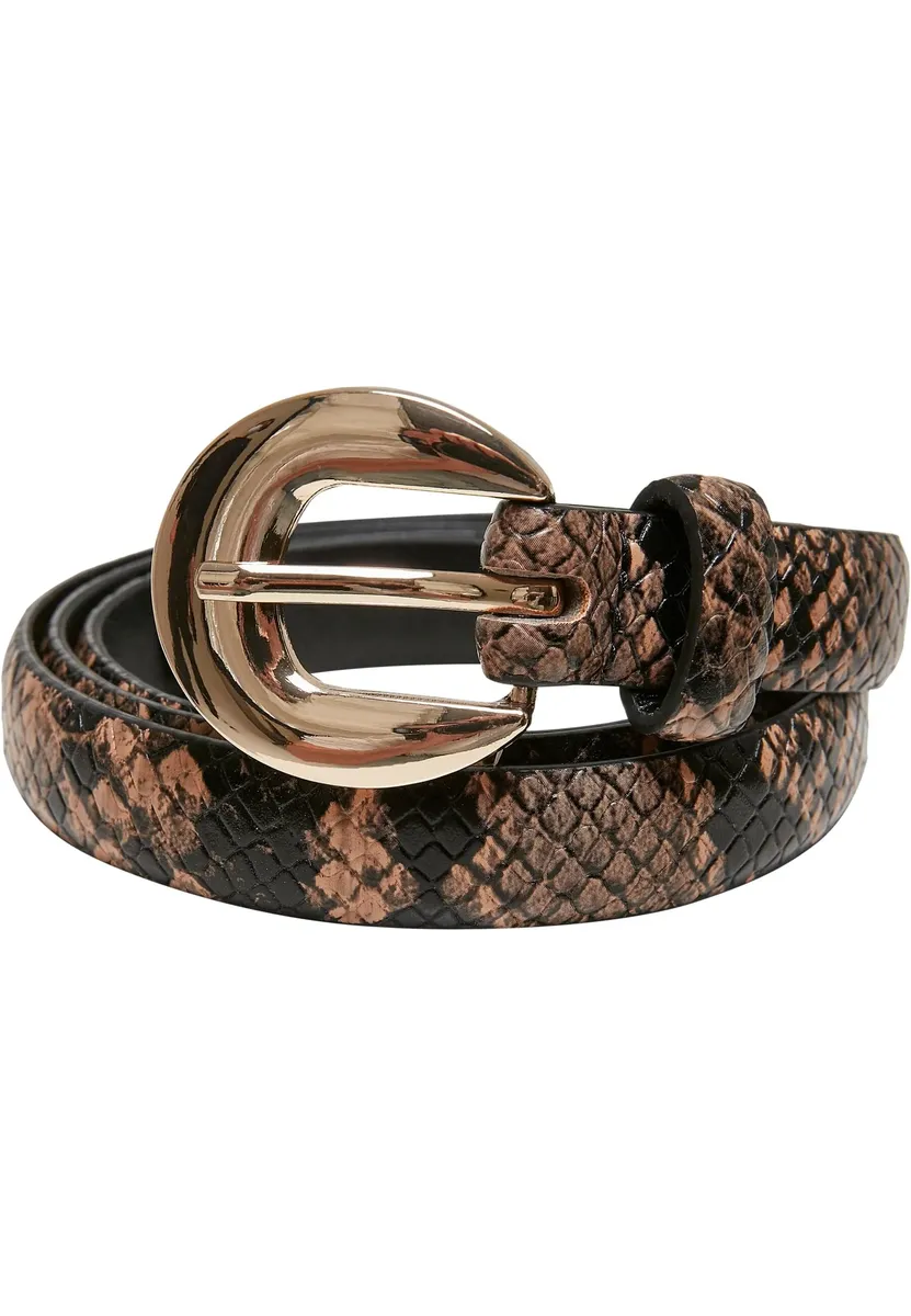 

Поясной ремень URBAN CLASSICS " Urban Classics Women's Snake Leather Ladies Belt", черный