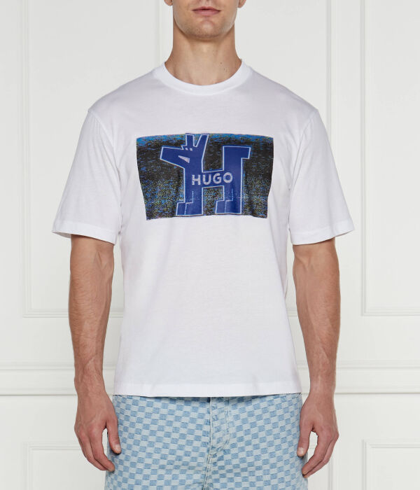 

Футболки для этого не подходят. Regular fit Hugo Blue, белый