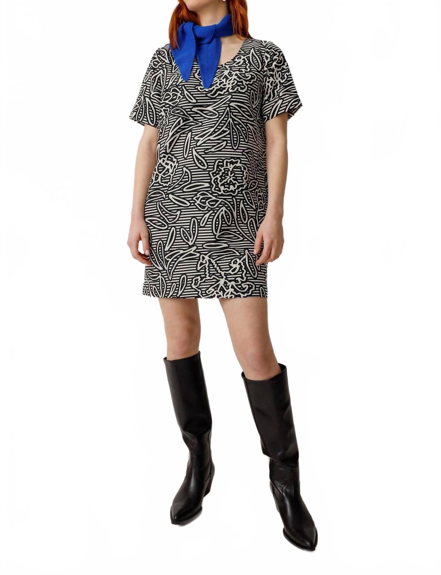 

Платье Gorane в черном/кремовом цвете Skfk, черный/кремовый