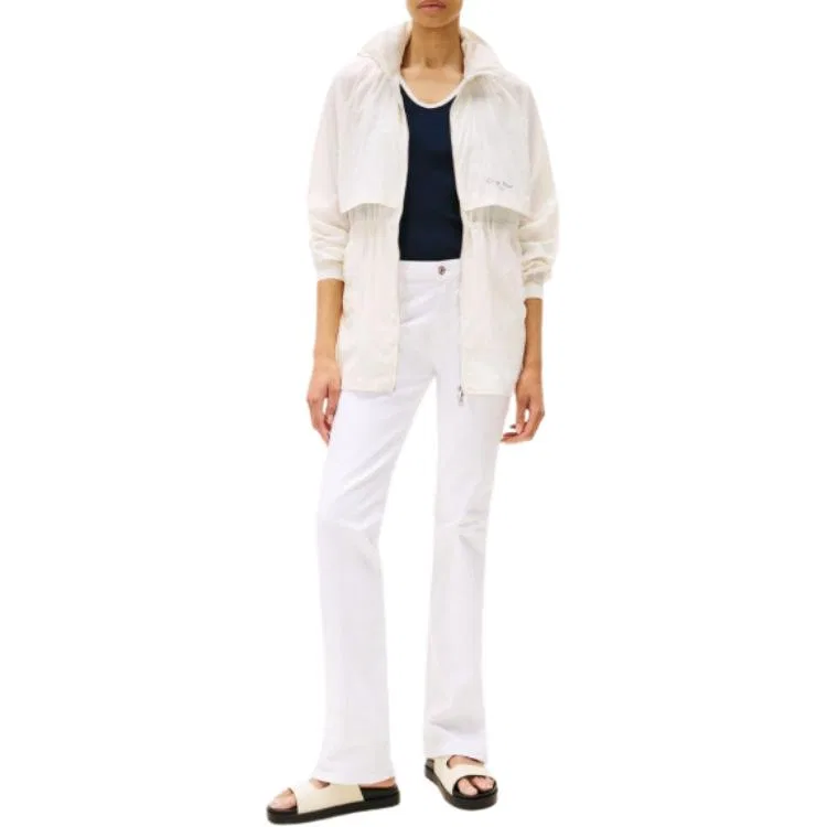 Пальто тренч женское white Tommy Hilfiger — фото 3