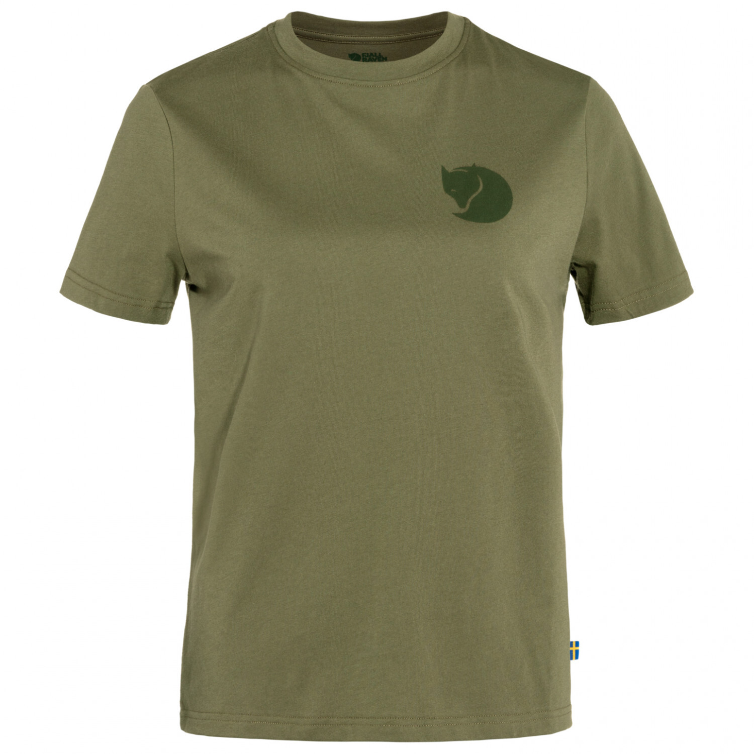 

Футболка Fjällräven Women's Fox Boxy Logo Tee, зеленый