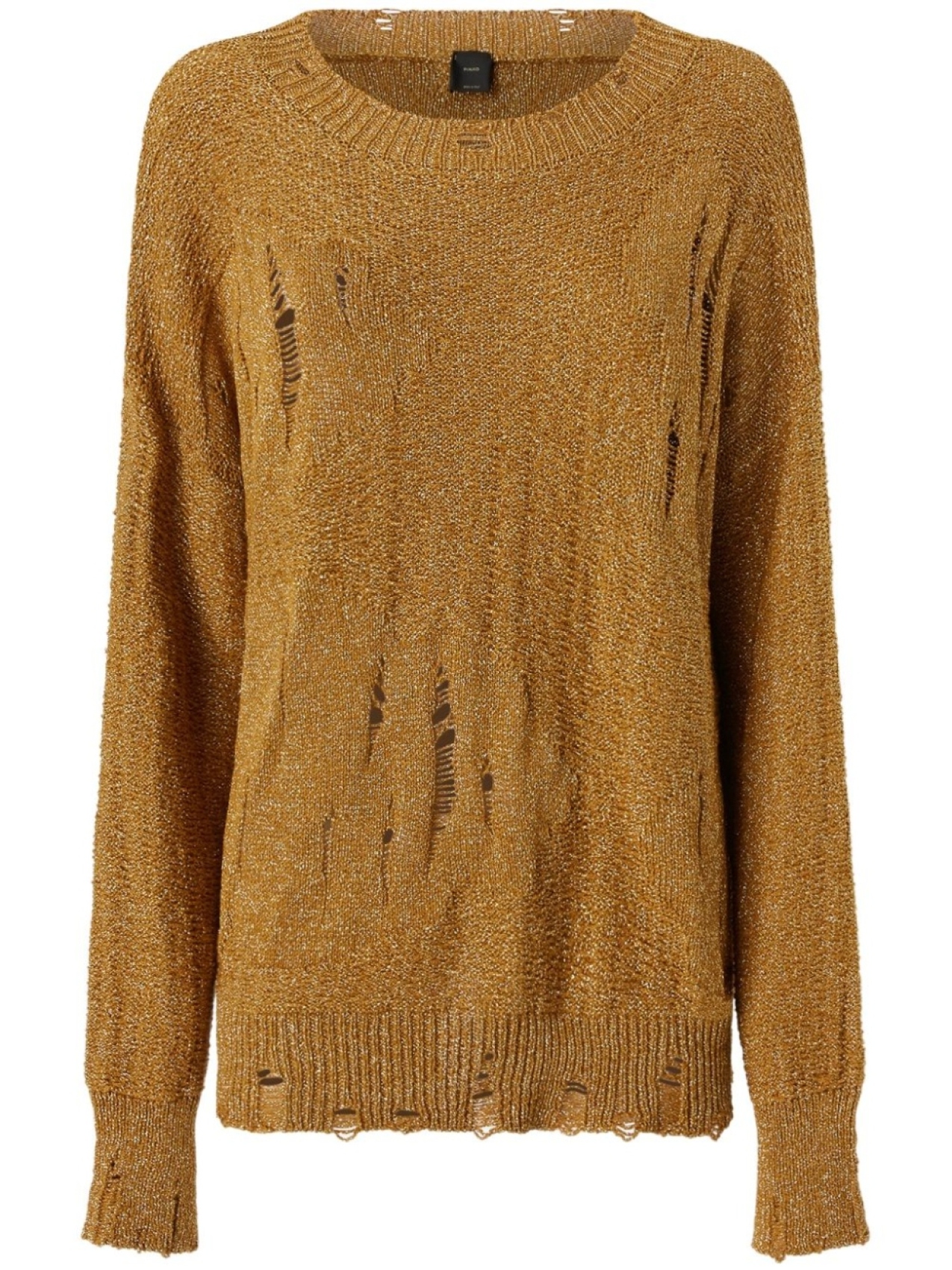 

PINKO свитер с эффектом потертости, коричневый