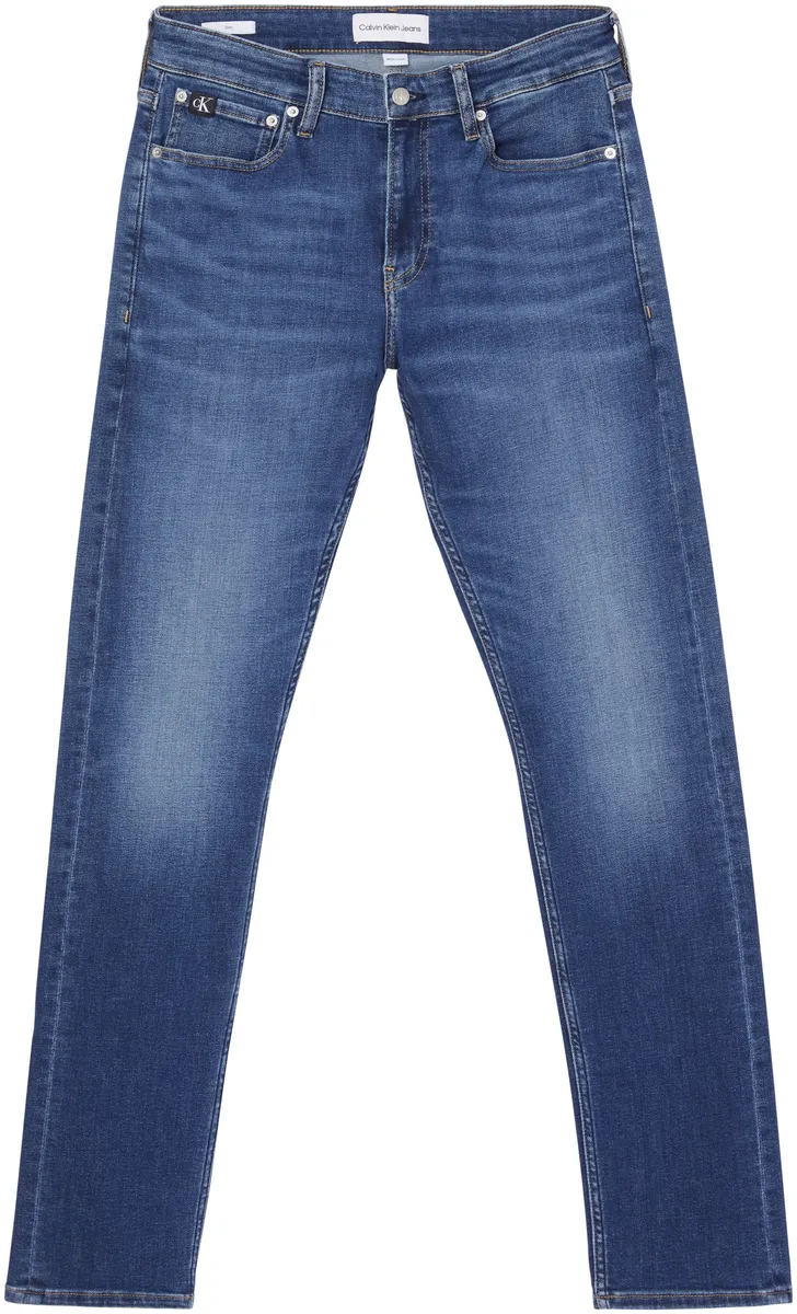 Узкие джинсы Calvin Klein Jeans "JeansSLIM NOS", джинсовый — фото 4