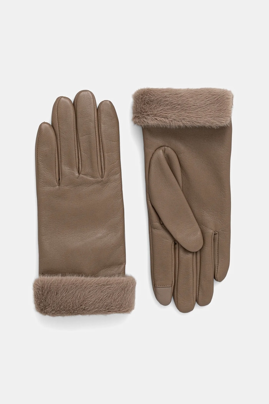 

Кожаные перчатки Boss, коричневый