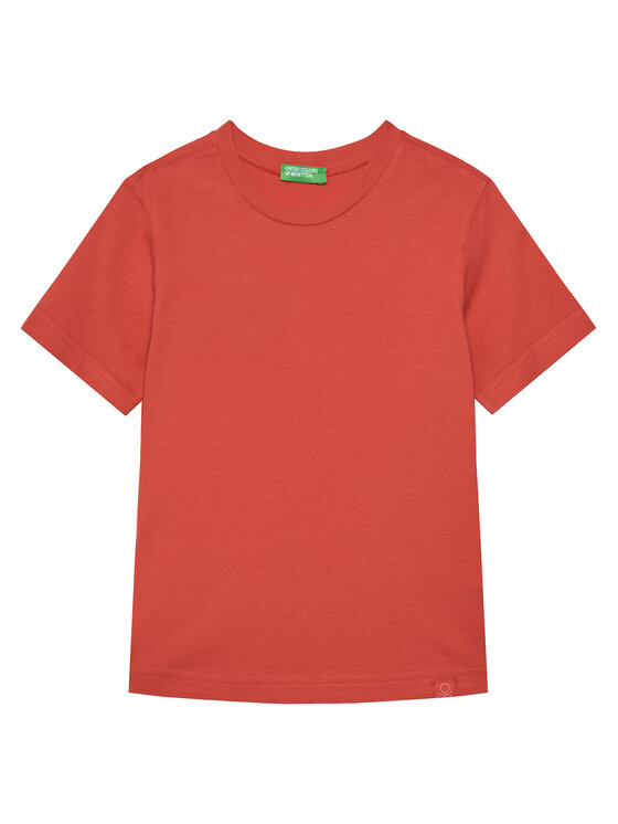 Футболка обычного кроя 3I1XC109W United Colors Of Benetton, красный