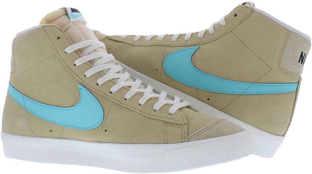 Мужские кроссовки Nike Blazer Mid 77 Vintage, Desert Ore/Light Aqua-sail — фото 2