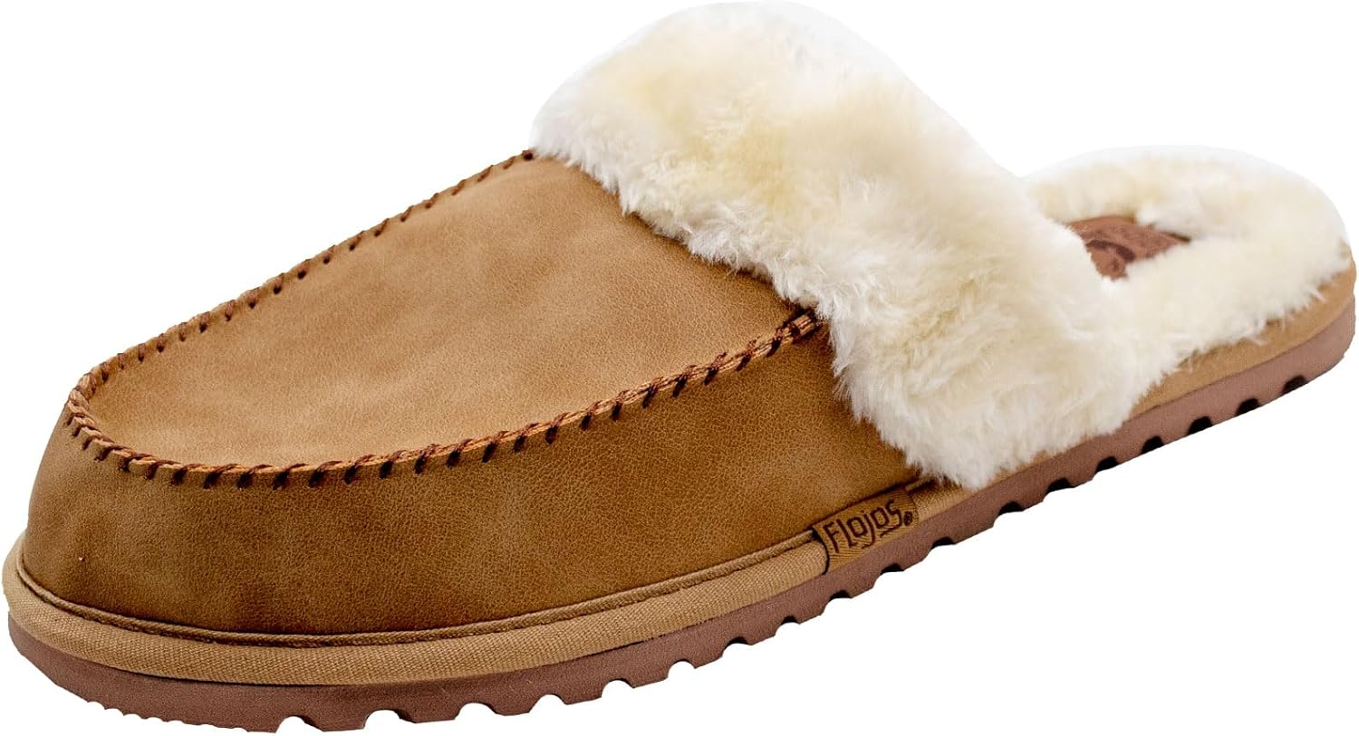 

Мужские тапочки Flojos Lynx с подкладкой из шерпы, Tan