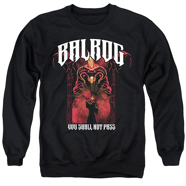 

Толстовка Big & Tall с принтом Балрог из "Властелина колец" Licensed Character