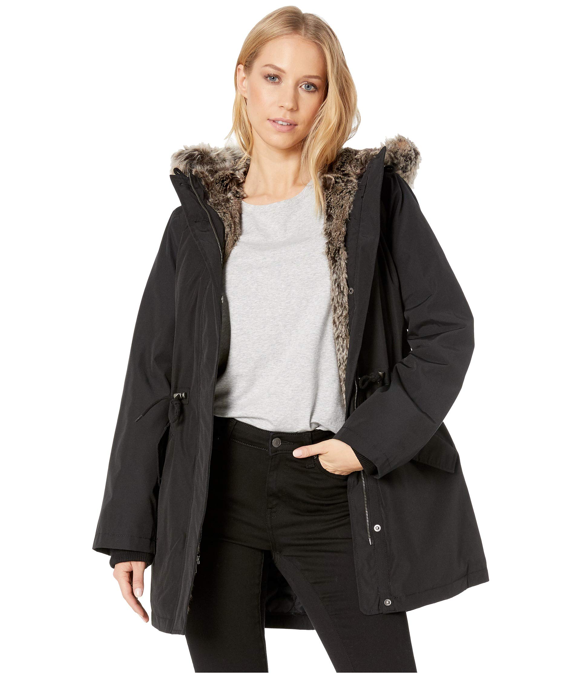 

Парка Levi's Arctic Cloth Parka With Hood, черный