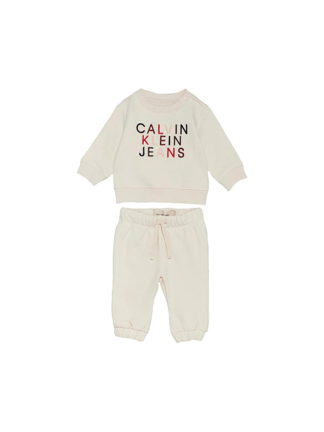 

Спортивный костюм tuta neonati in felpa Calvin Klein, бежевый