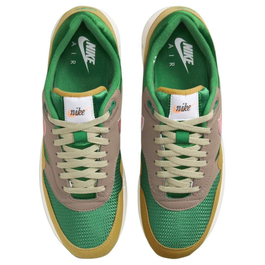 Nike Air Max 1 '86 Powerwall "BRS" в коричневом, сером и зелёном цветах, цвет Brown Gray Green — фото 3