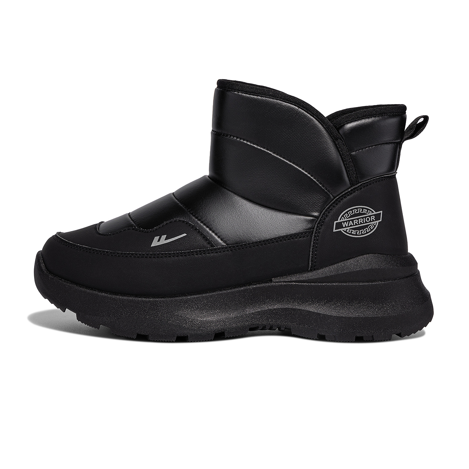 

WARRIOR Ботинки Thermal Cushioning Height Increase Short Snow Boots Men's Black