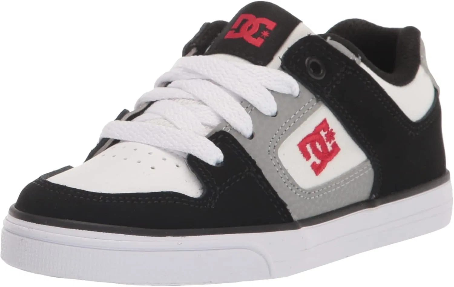 Кроссовки высокие DC White/Black/Red