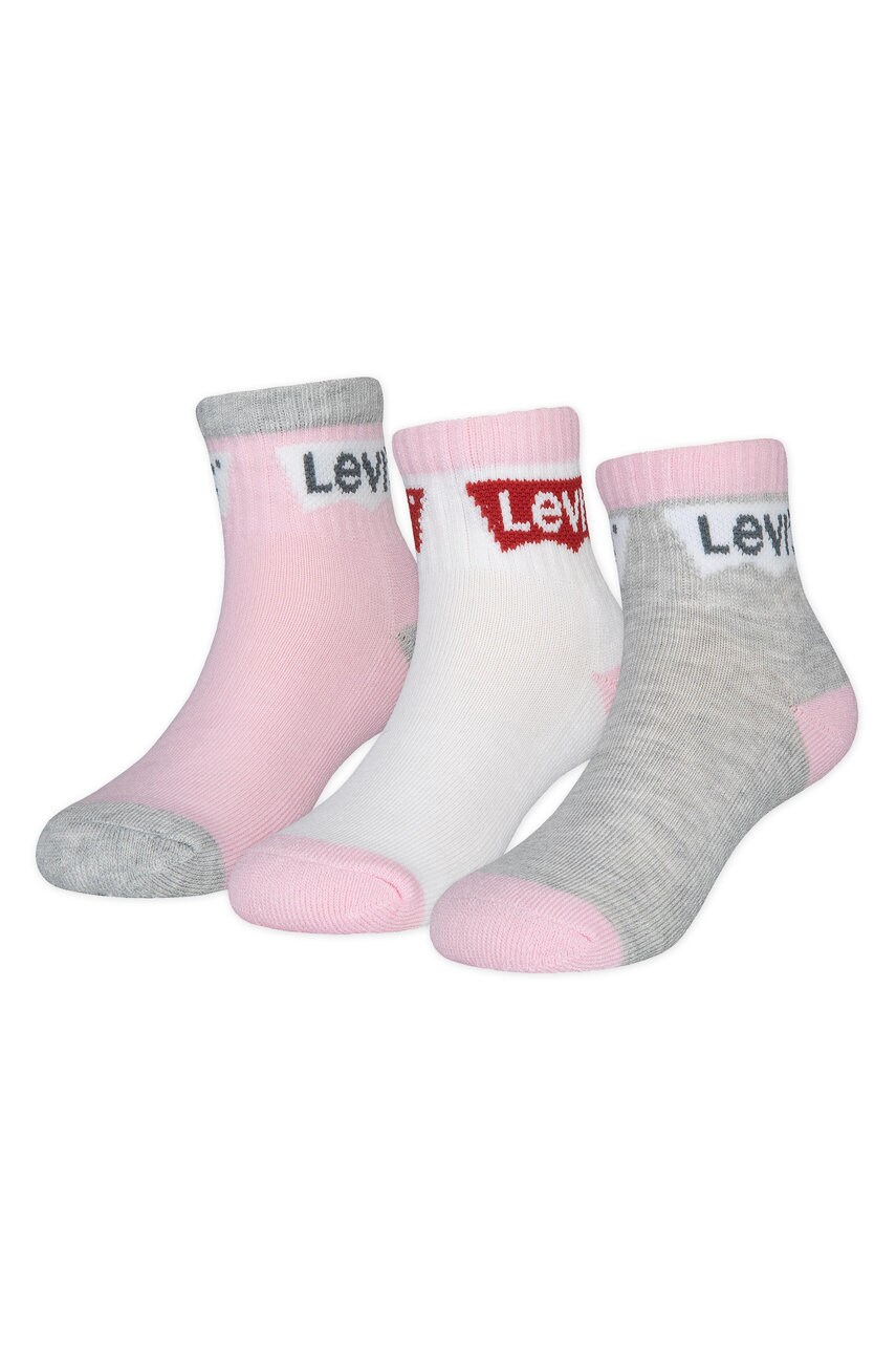 

Носки Kids (3 шт. в упаковке) Levi'S, розовый