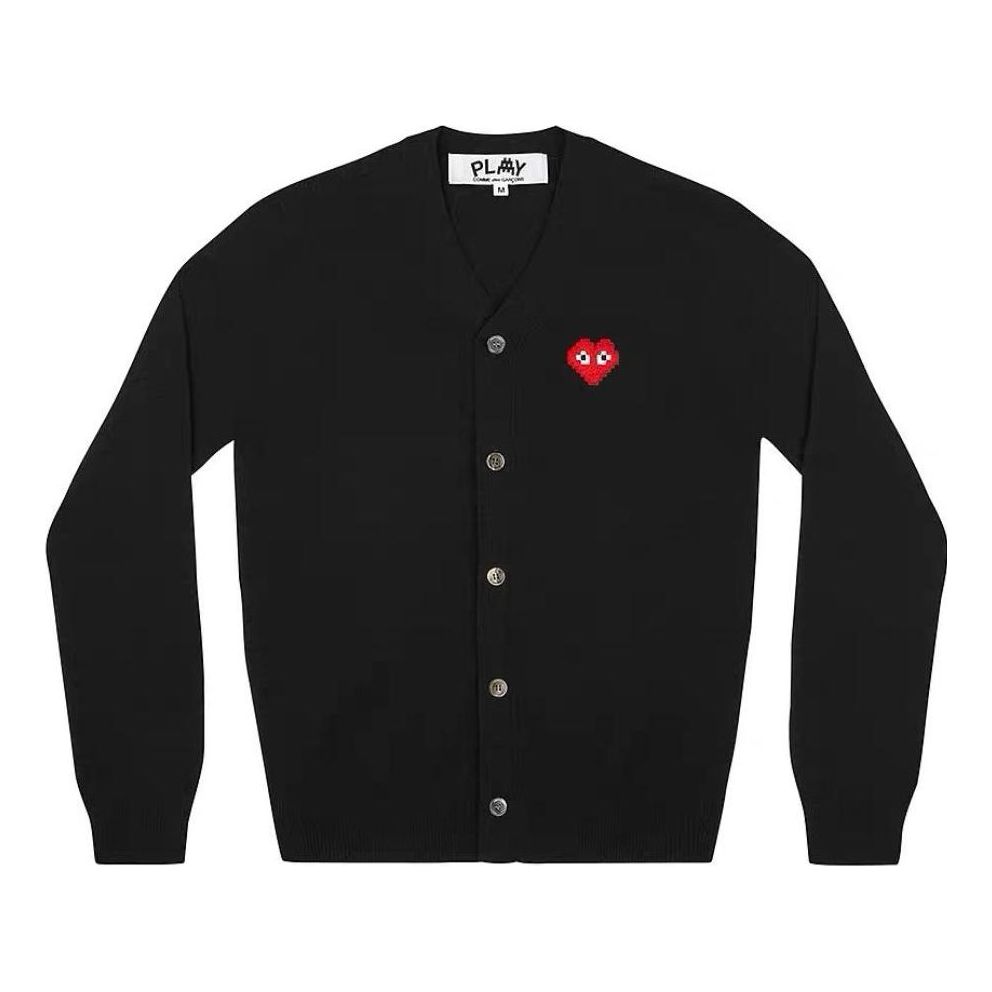 

Кардиган COMME des GARCONS PLAY Cardigan Invader Emblem 'Black' AZ-N084-051-1, черный