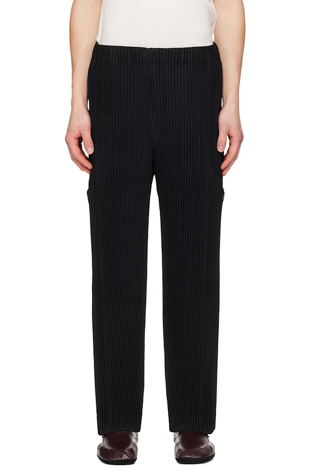 

Брюки Quarry Homme Plissé Issey Miyake, черный
