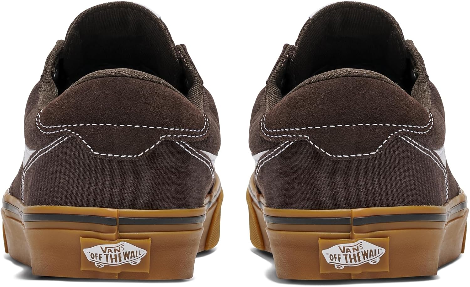 Vans Mens Brooklyn Ls Shoe | Кроссовки Low-top для повседневной носки, прогулок, работы и моды, Canvas Gum Turkish Coffee — фото 3