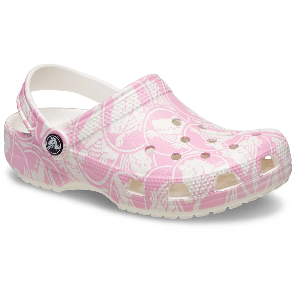

Сабо Crocs Classic Duke Print, розовый